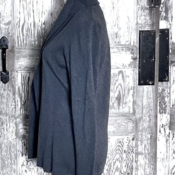 WEATHERPROOF VINTAGE CASHMERE BLEND CARDIGAN SZ SM SOFT HEATHERED GRAY EUC - Picture 3 of 8